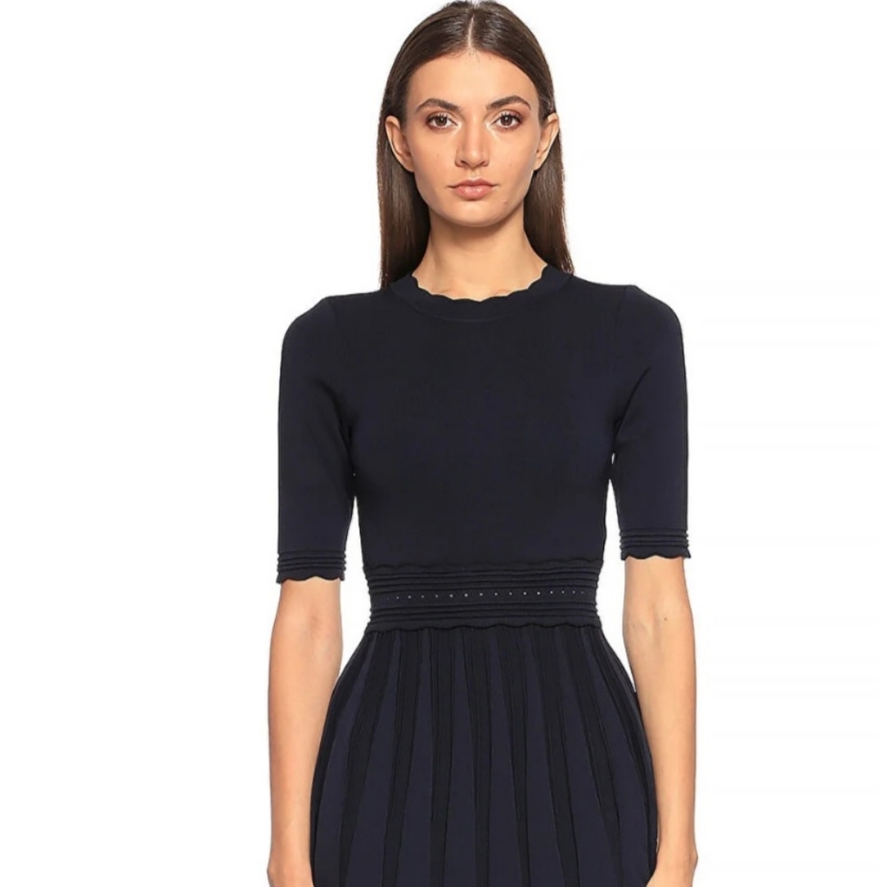 Ted Baker Dorlean Fit And Flare - Navy